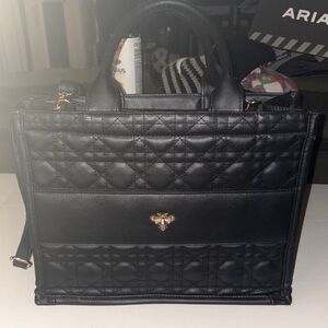 Black Quilted Handbag